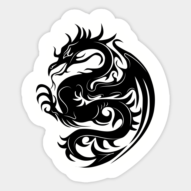 Dragon Sticker by Wearable Designs